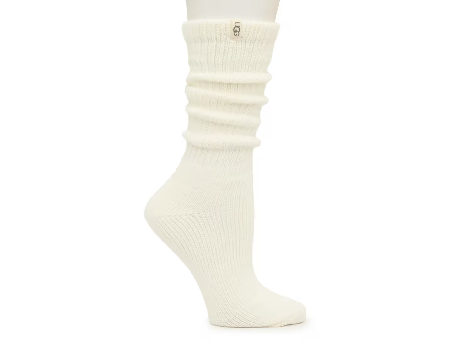 UGG Tyla Slouchy II Crew Socks | Women's | Off White | Size One Size | Socks | Crew | DSW