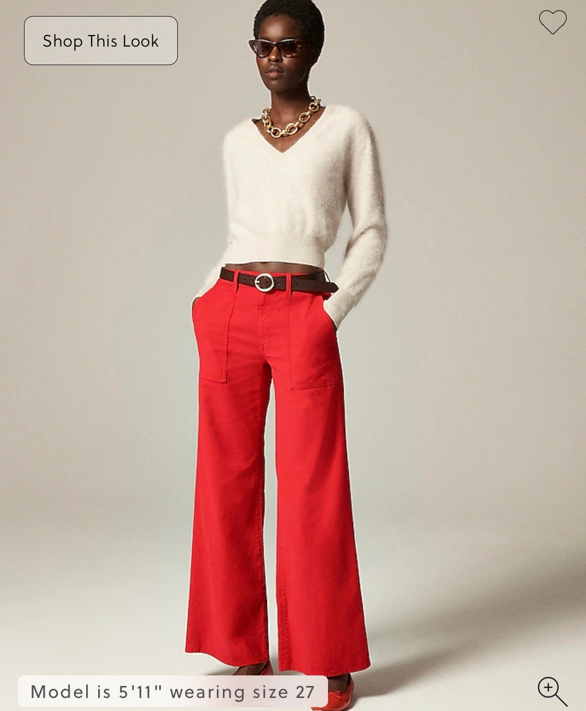 Tiktok Jcrew red pants 