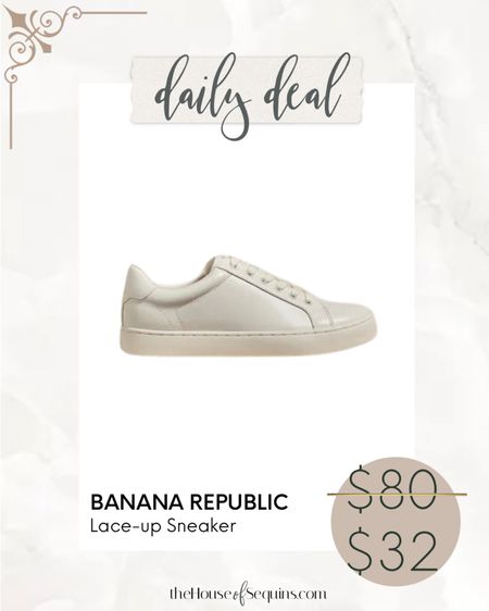Banana Republic EXTRA 20% OFF these sneakers in cart. 