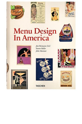 Menu Design in America
                    
                    TASCHEN | Revolve Clothing (Global)