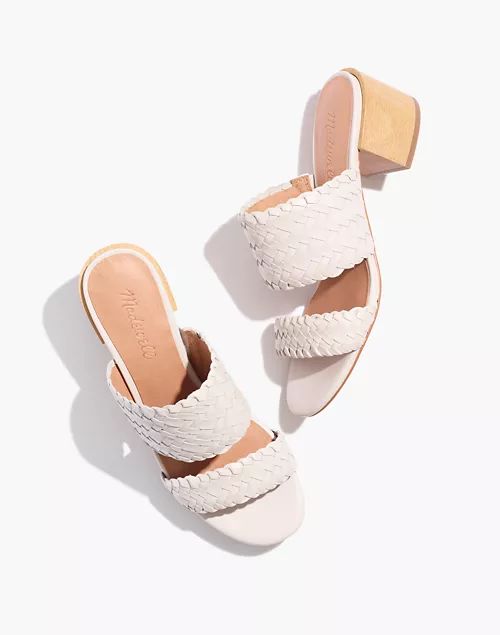 The Kiera Mule Sandal in Woven Leather | Madewell