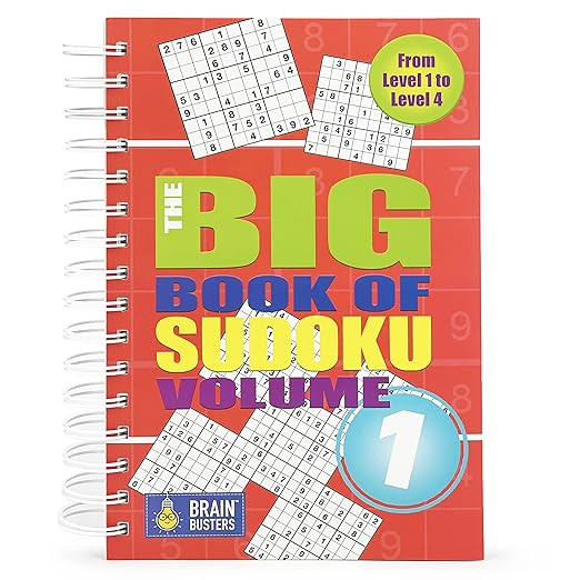 Big Book of Sudoku: Over 500 Puzzles & Solutions, Easy to Hard Puzzles for Adults (Brain Busters)... | Amazon (US)
