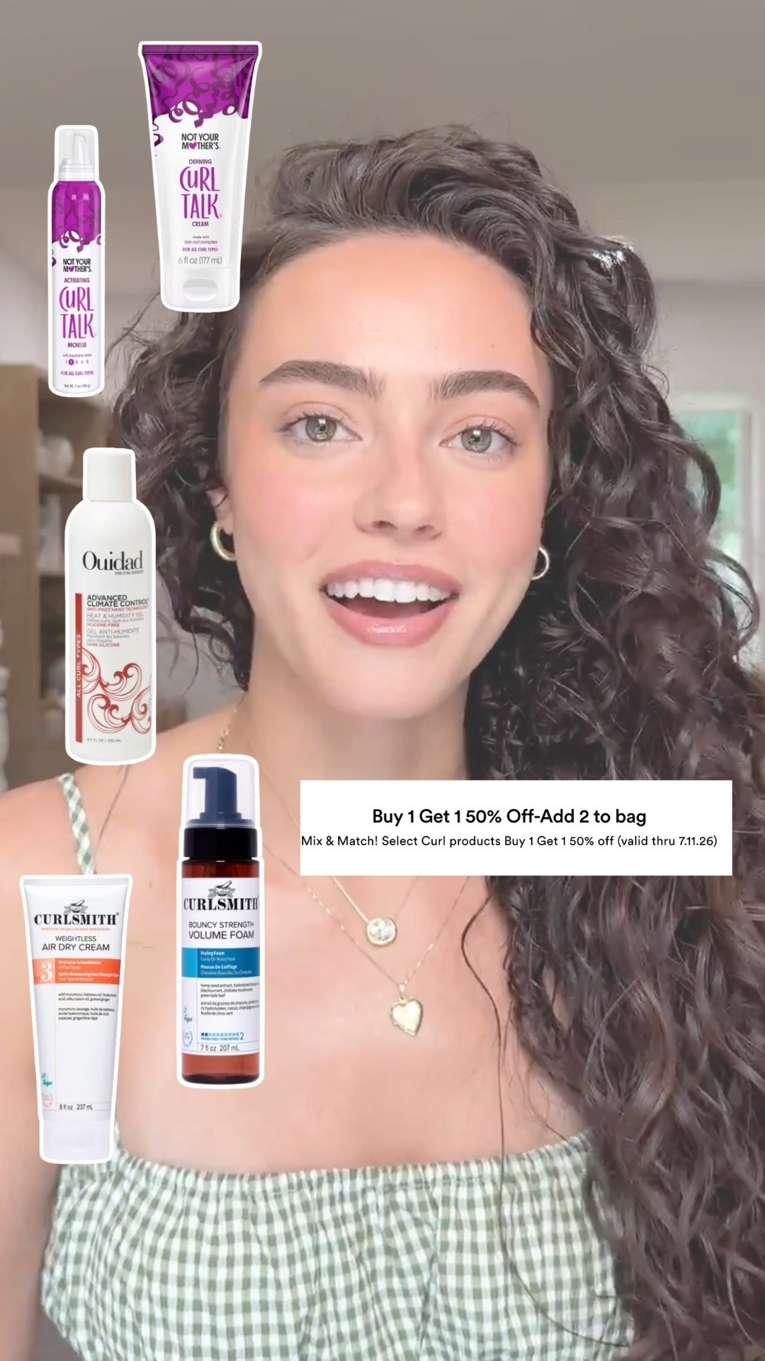 Bogo 50% off curly hair products at Ulta!
