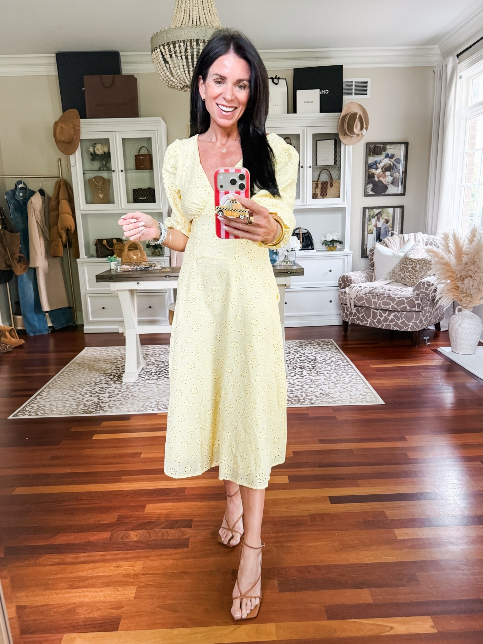 Such a beautiful butter yellow eyelet dress!
Wearing a small

#LTKootd #LTKSeasonal #LTKmomlife