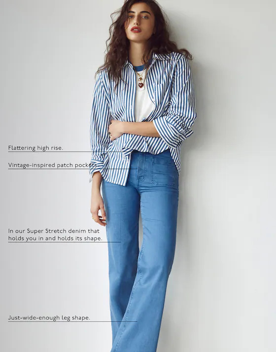 The Emmy Wide-Leg Pant | Madewell