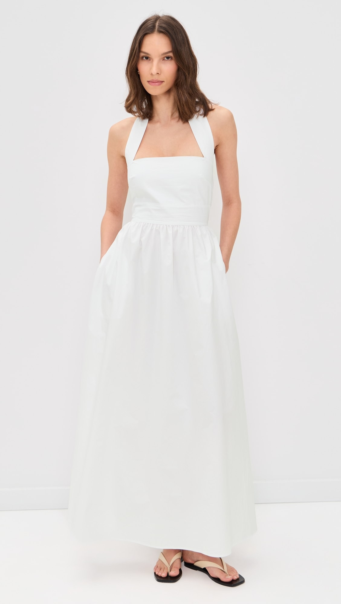 Poplin Halter Tie Dress | Shopbop