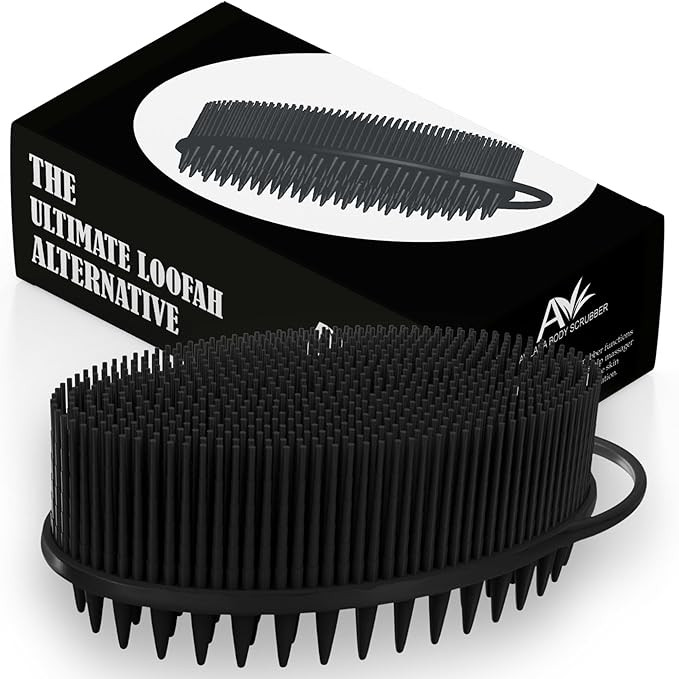 Avilana Silicone Body Scrubber – Gentle Shower Brush & Loofah Alternative- Food Grade & Lab Tes... | Amazon (US)