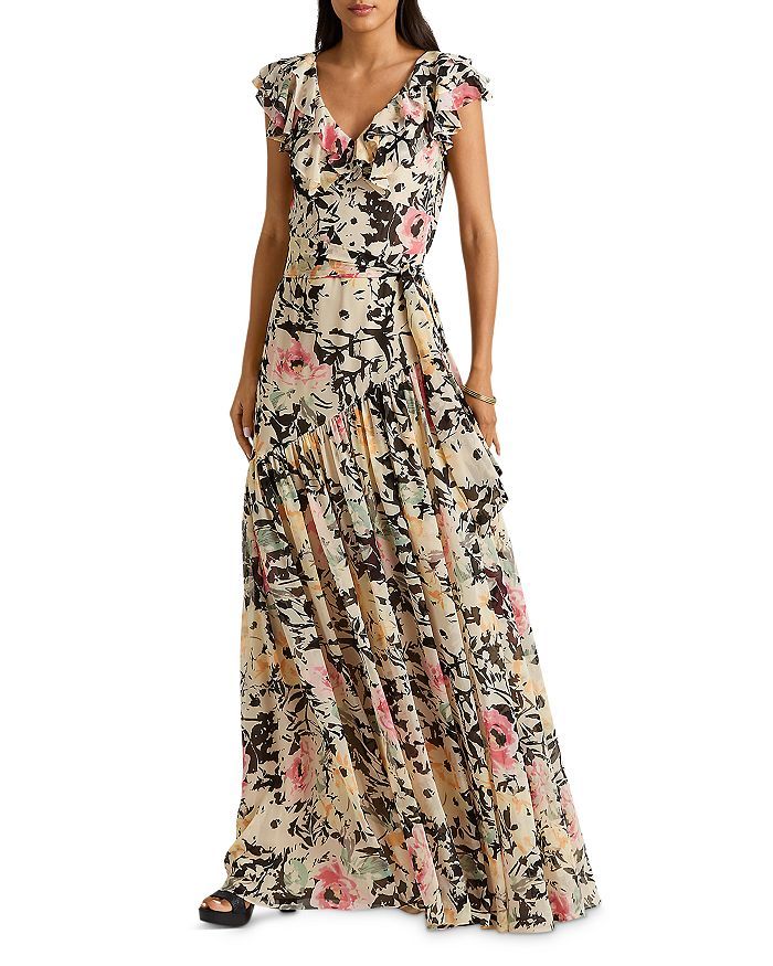 Floral Chiffon Gown | Bloomingdale's (US)
