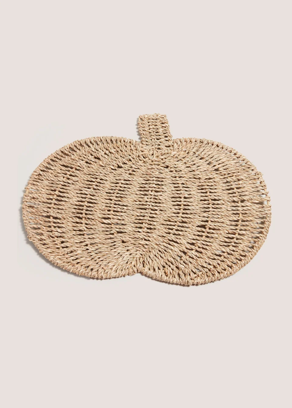 Neutral Woven Pumpkin Placemat (36.5cmx31cm) | Matalan (UK)