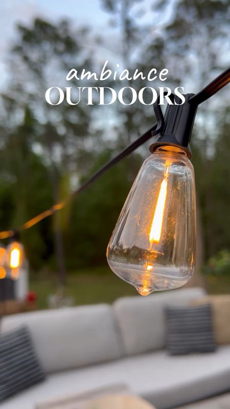 Create ambiance outdoors with these strong lights vintage inspired! 

#LTKSeasonal #LTKsalealert #LTKhome