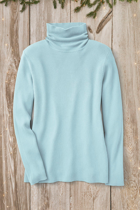 Ribbed Turtleneck Sweater | Coldwater Creek
