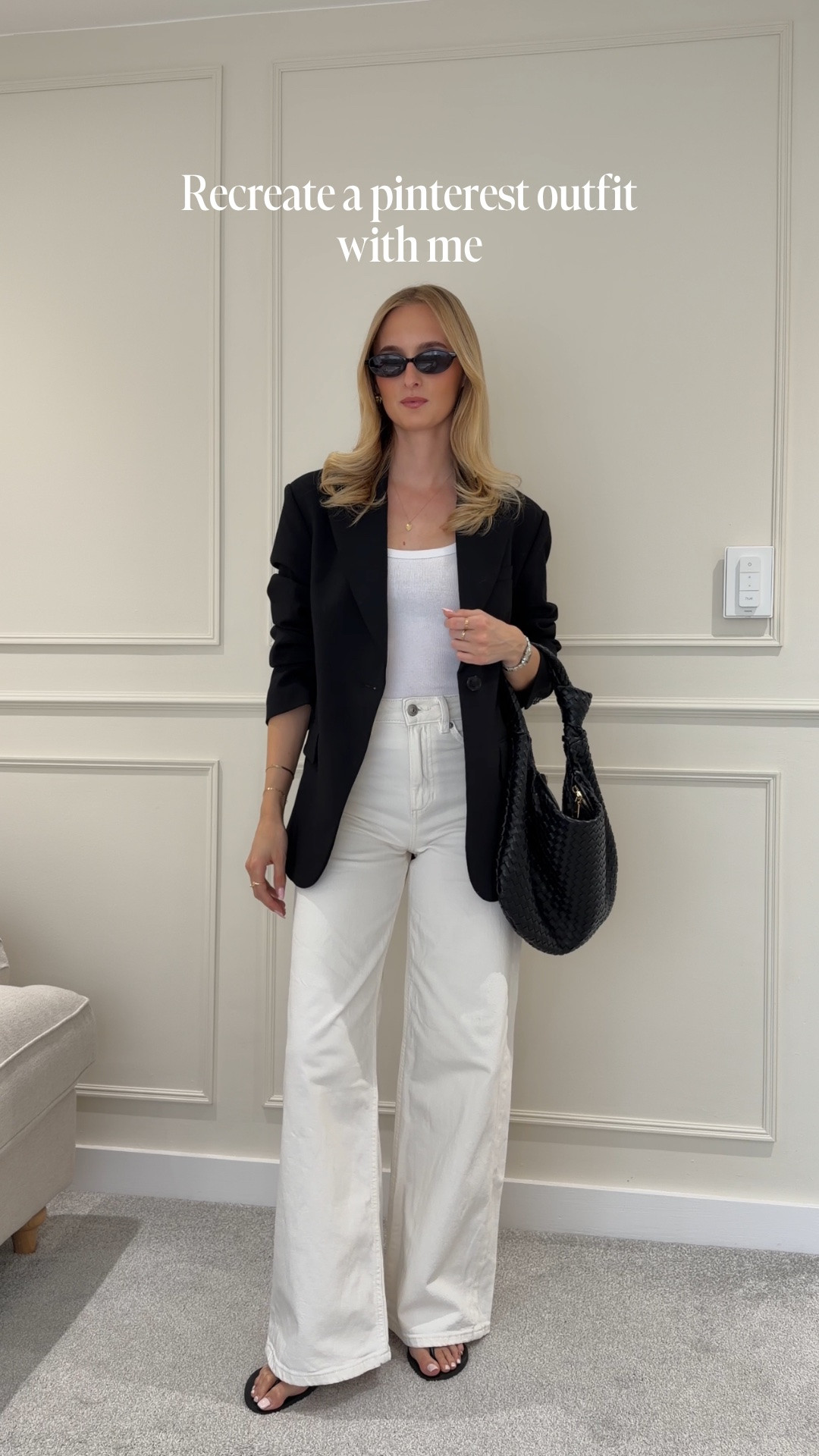 Recreating a Pinterest outfit I saved recently 🤍

An all-white base paired with black accessories is such an easy outfit formula to recreate. Simple, chic and easy to repeat.

#LTKsummer #LTKuk #LTKjeans
