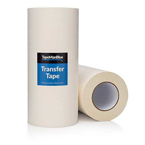 Transfer Tape for Vinyl, 12 inch x 100 feet, Paper with Layflat Adhesive. American-Made Application  | Amazon (US)