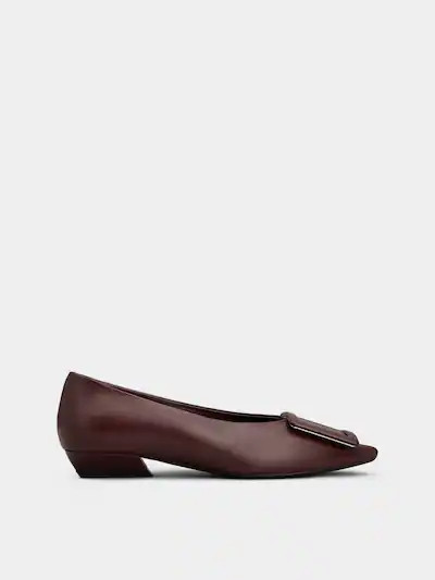 Viv' in The City Ballerinas in leather | Roger Vivier INT