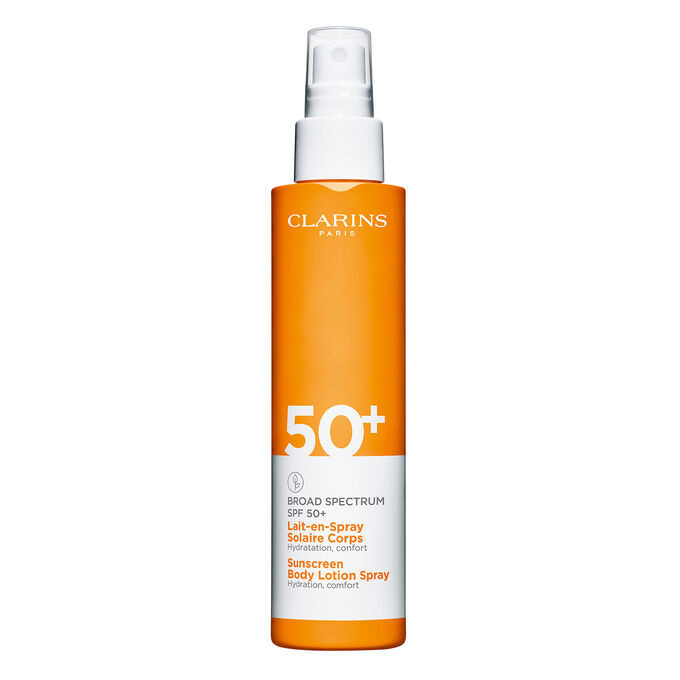 Sunscreen - Body Lotion Spray - Broad Spectrum SPF 50+ | Clarins USA