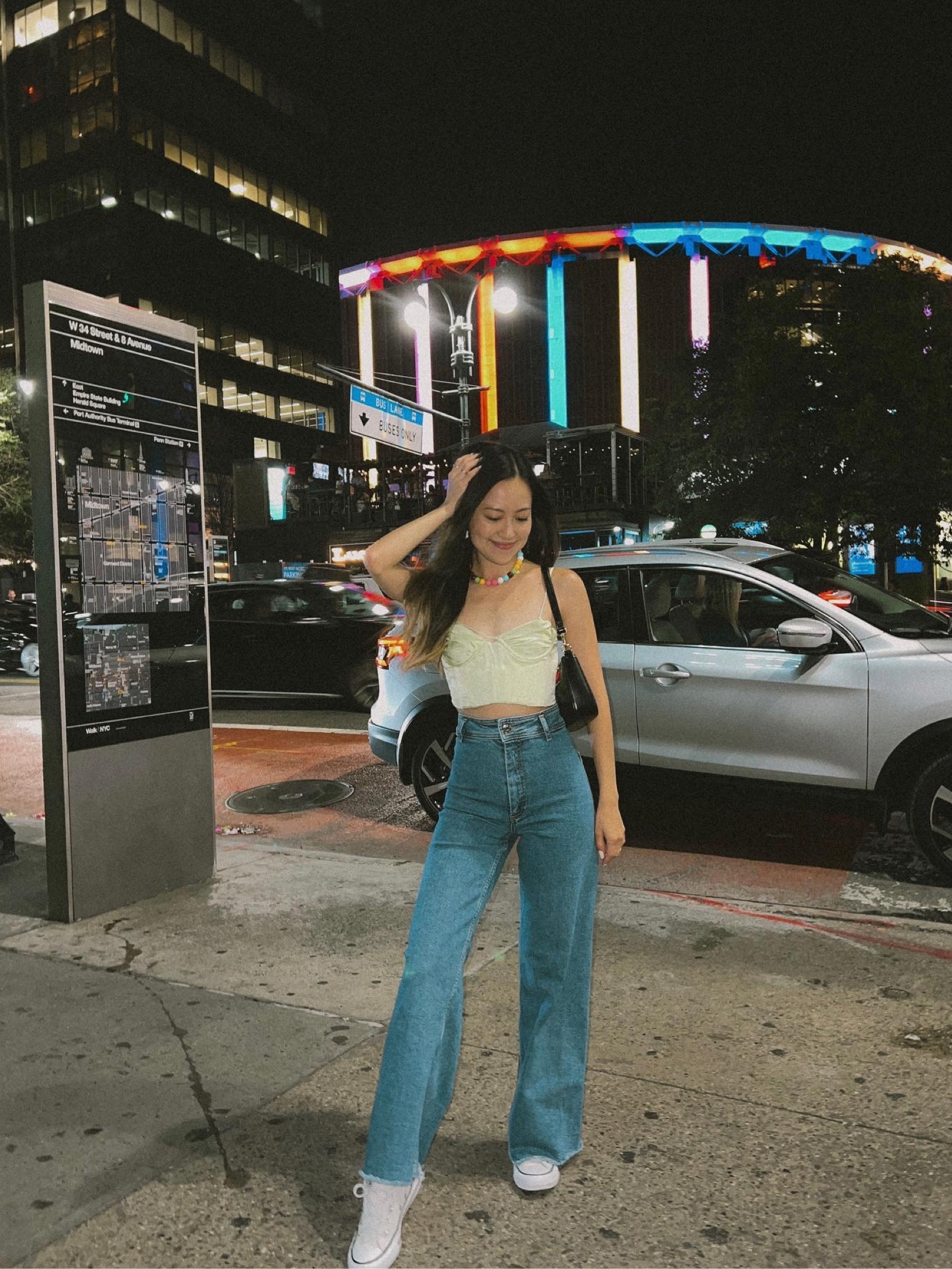 harry styles love on tour NYC fit 🫶🏼
top & jeans are zara 

#LTKfit #LTKunder50 #LTKSeasonal