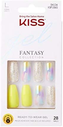 KISS Gel Fantasy Ready to Wear Gel Nails- In Your Eyes | Amazon (US)