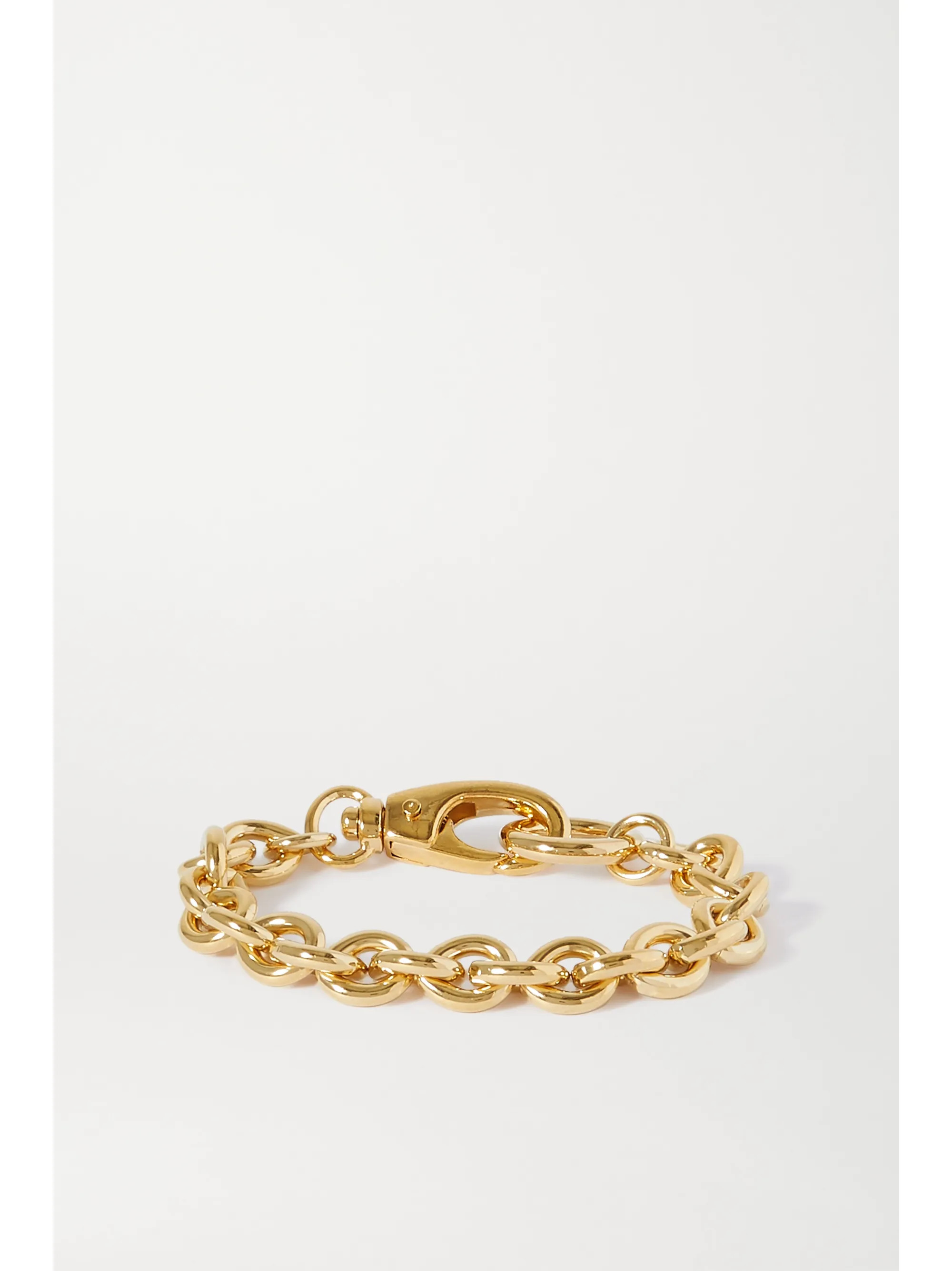 Cable gold-plated bracelet | NET-A-PORTER (US)