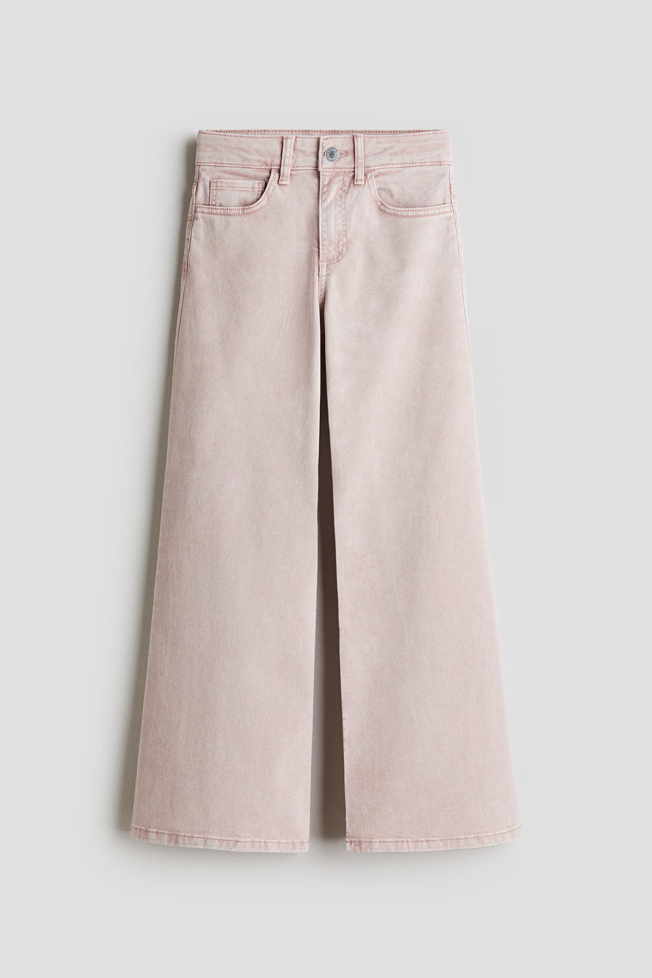 Wide-Leg Twill Pants | H&M (US + CA)