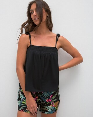 Smocked Babydoll Top | SOMA