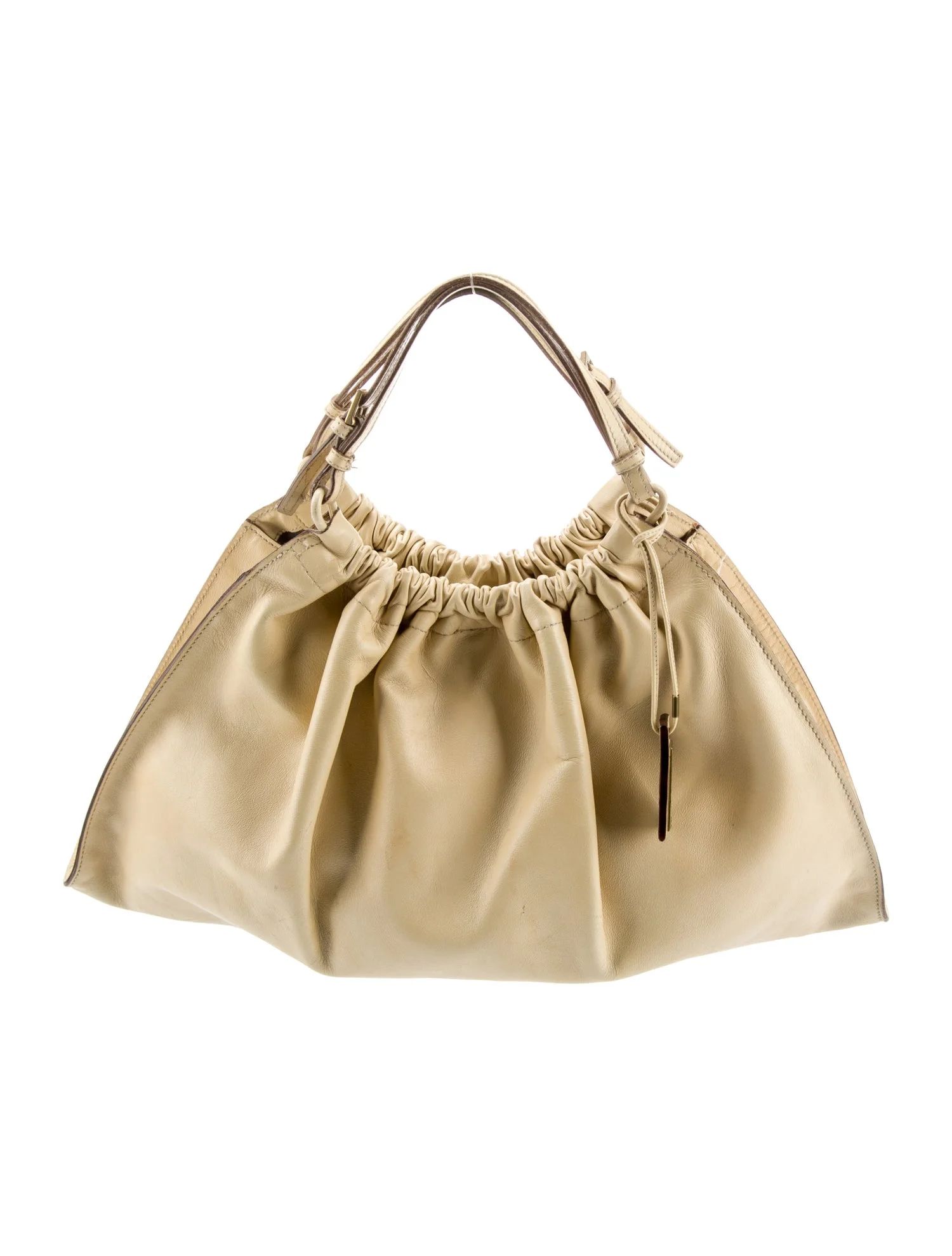 Leather Scrunch Hobo | The RealReal