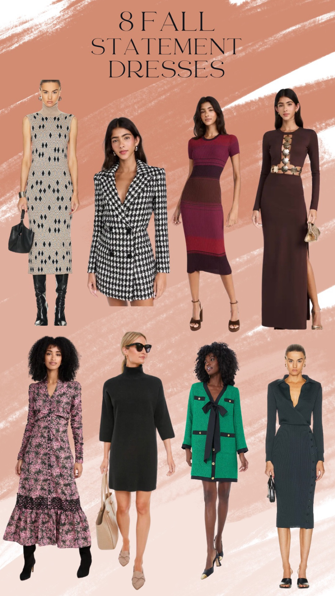 8 Fabulous Fall Statement Dresses for ageless everyday chic style. I had to throw one fun evening dress in. I just love this collection! Who said fall has to be boring?! 

For more #agelesspetitestyle follow me here 😊❤️

#fallstyle #petitestyle #petite #fallfashion #sweaterweather  #agelessstyle #sweaterdresses #fallstatement #falldresses 



#LTKstyletip #LTKSeasonal #LTKover40