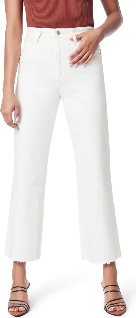 The Blake High Waist Raw Hem Crop Wide Leg Jeans | Nordstrom Rack