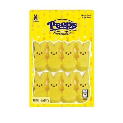 Peeps Easter Yellow Bunnies - 4.5oz/12ct | Target