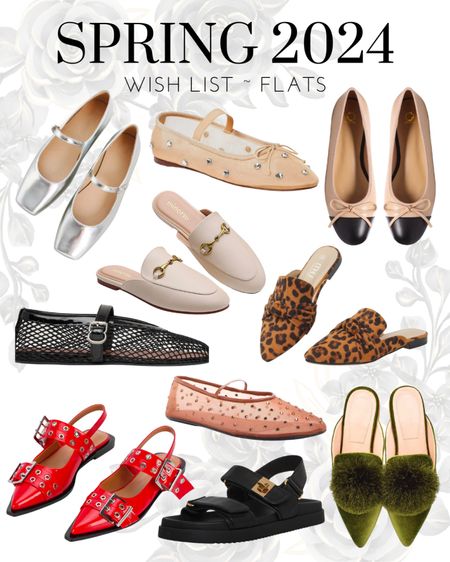 Spring 2024 style, spring 2024 accessories, vacation style, vacation outfit ideas, spring outfit ideas, 2024 trends, spring 2024 flats, Chanel flats, mesh flats, buckle mules

#LTKshoecrush #LTKstyletip #LTKSeasonal