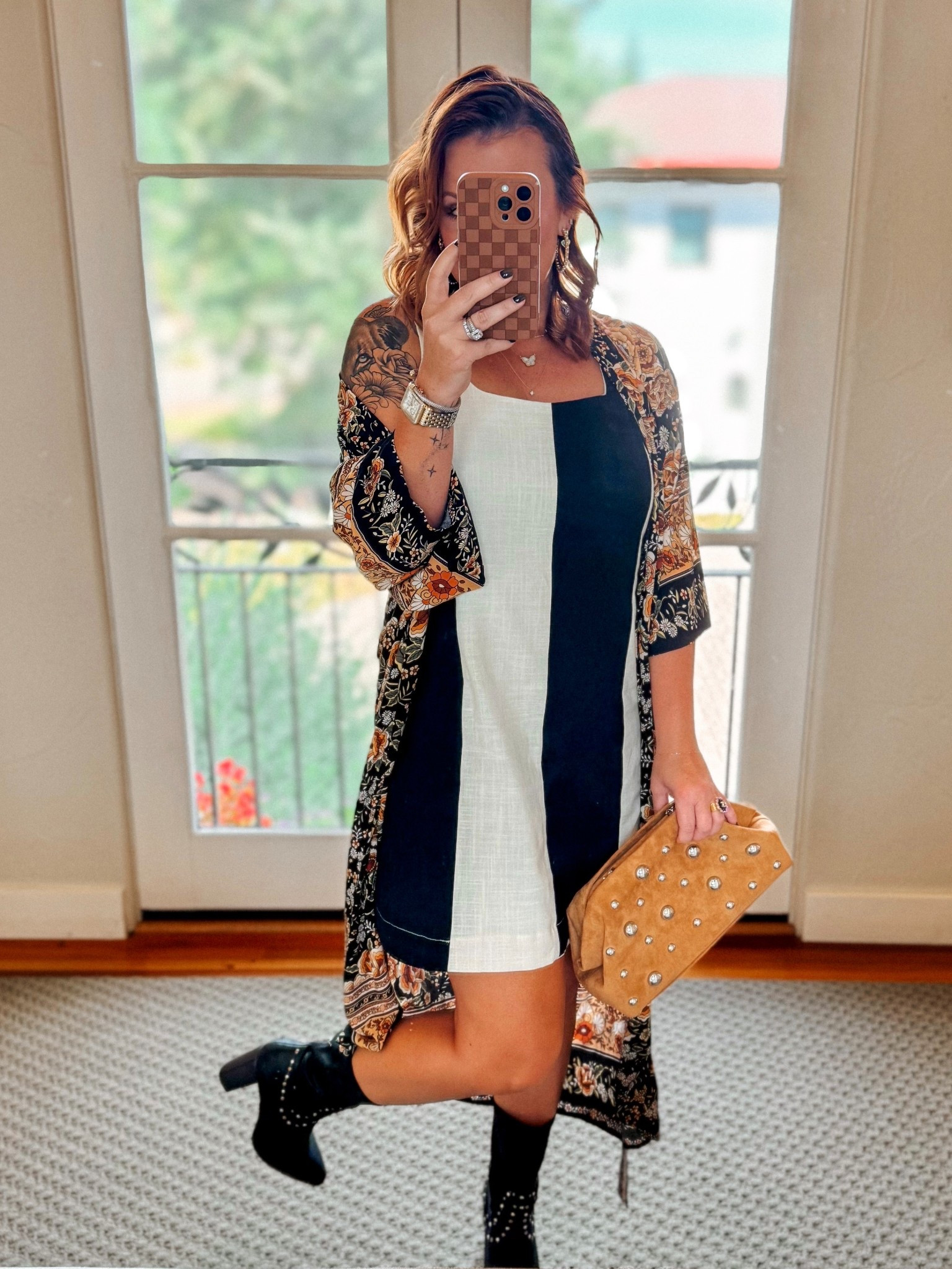 This color block Amazon dress was perfect for a day visiting wineries! 