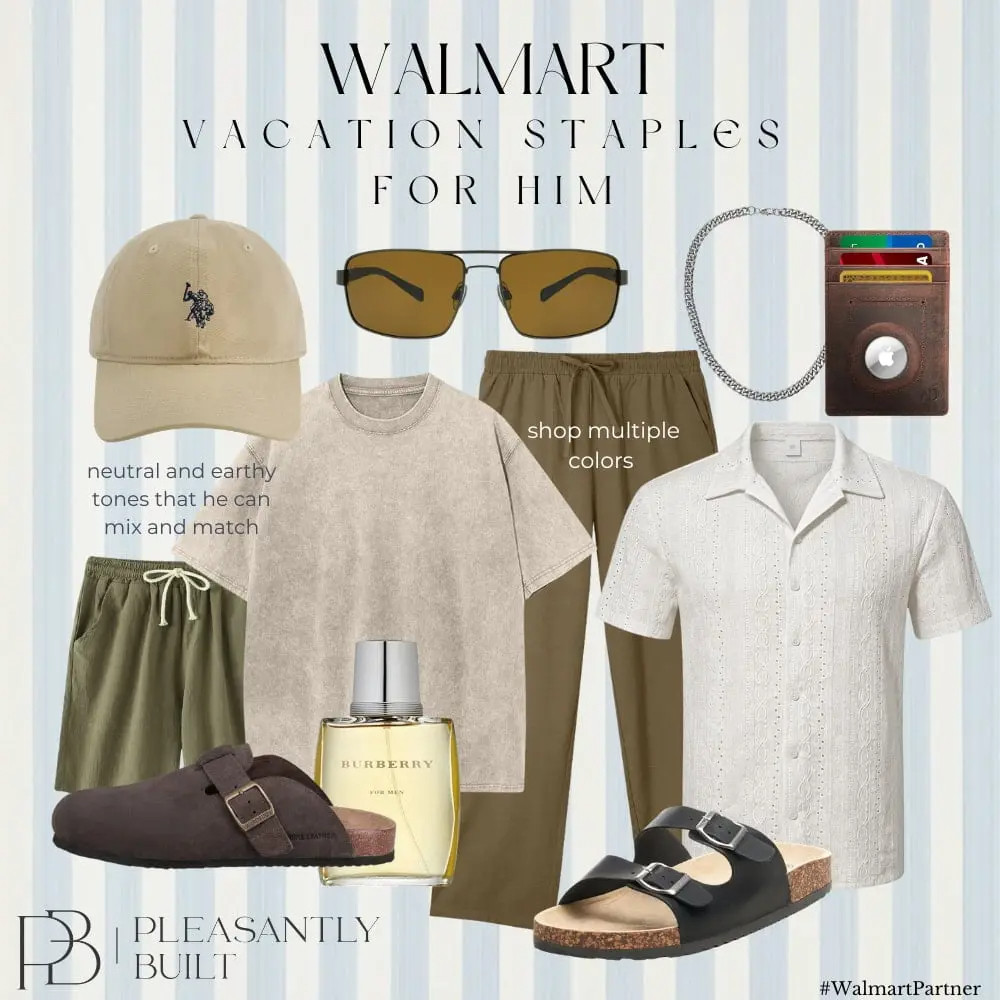 Vacation style made easy 🌴☀️ These Walmart men’s finds include lightweight shorts, drawstring pants, relaxed short sleeve shirts, classic tees, polished polo shirts, comfy sandals, sleek money clip wallets, fresh cologne, hats, and sunglasses perfect for beach days, resort nights, and everything in between 😎✈️
#LTKmens #LTKstyle #LTKfinds #WalmartFashion #WalmartFinds #MensFashion #VacationStyle #MensStyle #BeachVacation #ResortStyle #SummerStyle #CasualMenswear #DrawstringPants #PoloStyle #ShortSleeveShirt #MensShorts #SandalsSeason #SunglassesStyle #MensAccessories #CologneCollection #TravelStyle #WeekendStyle #AffordableFashion #MensOutfits #WarmWeatherStyle #EasyStyle #ModernMenswear #FashionFinds #LTKunder50 #VacationReady #pleasantlybuilt 

 #LTKActive #LTKTravel #LTKMens