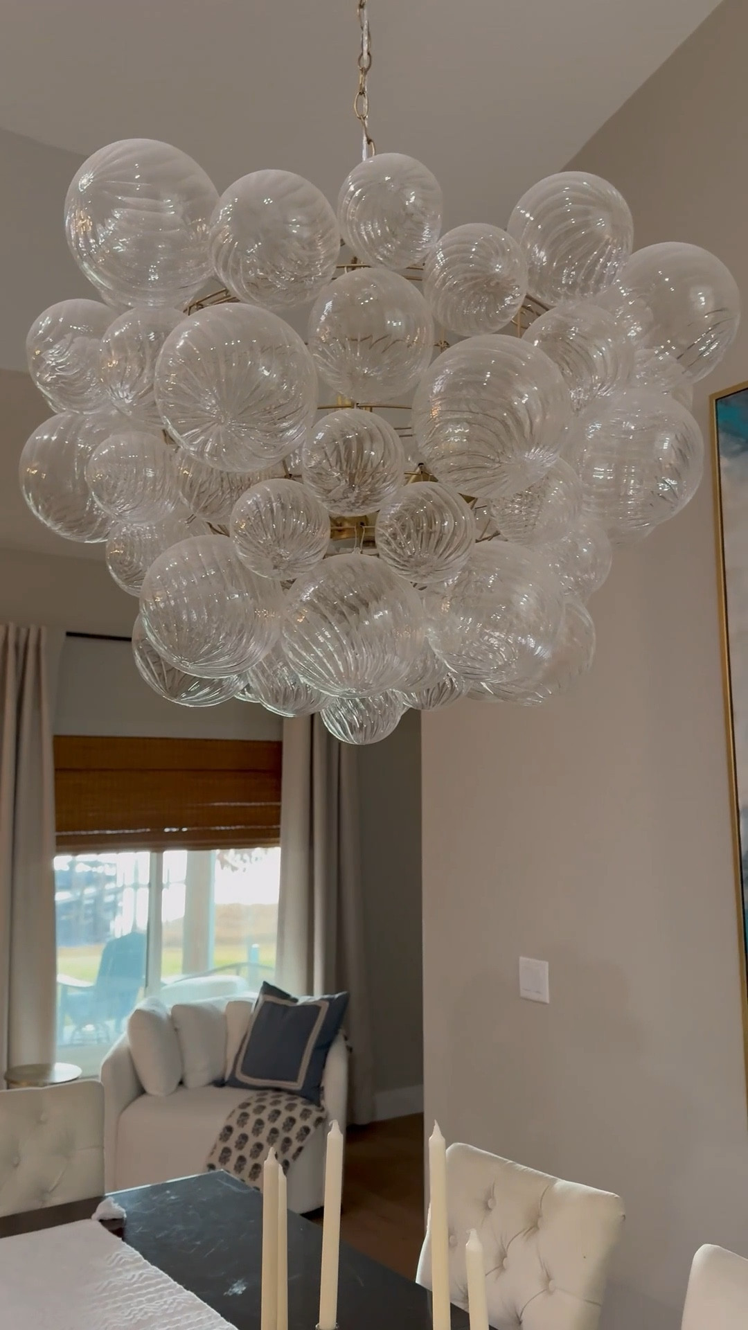 Bubble chandelier, glass globe chandelier, home decor, spring refresh 

#LTKvlog #LTKHome #LTKdayinmylife