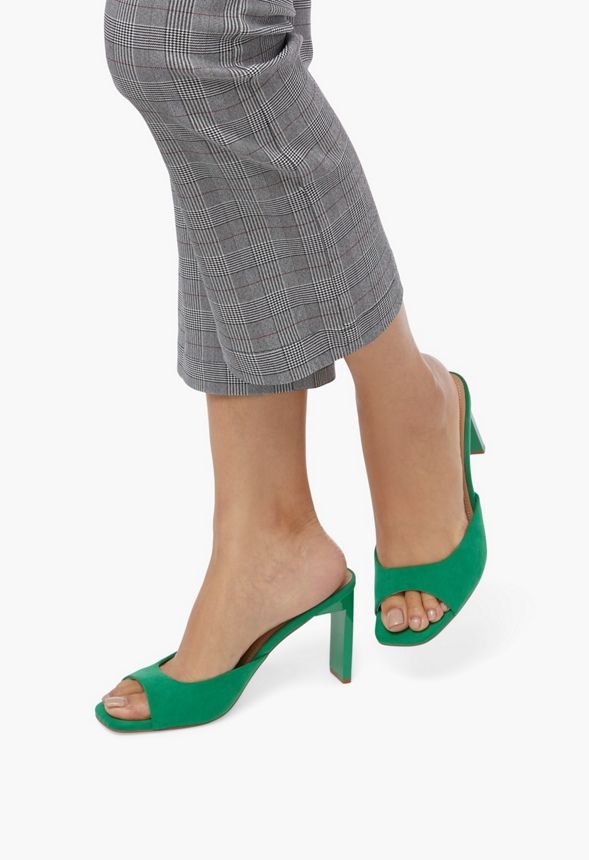 Azalea Mule Heeled Sandal | JustFab