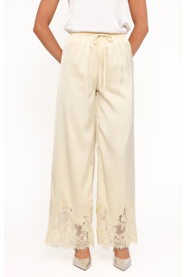 Viola Drawstring Waist Wide Leg Pants (Women) | Nordstrom | Nordstrom