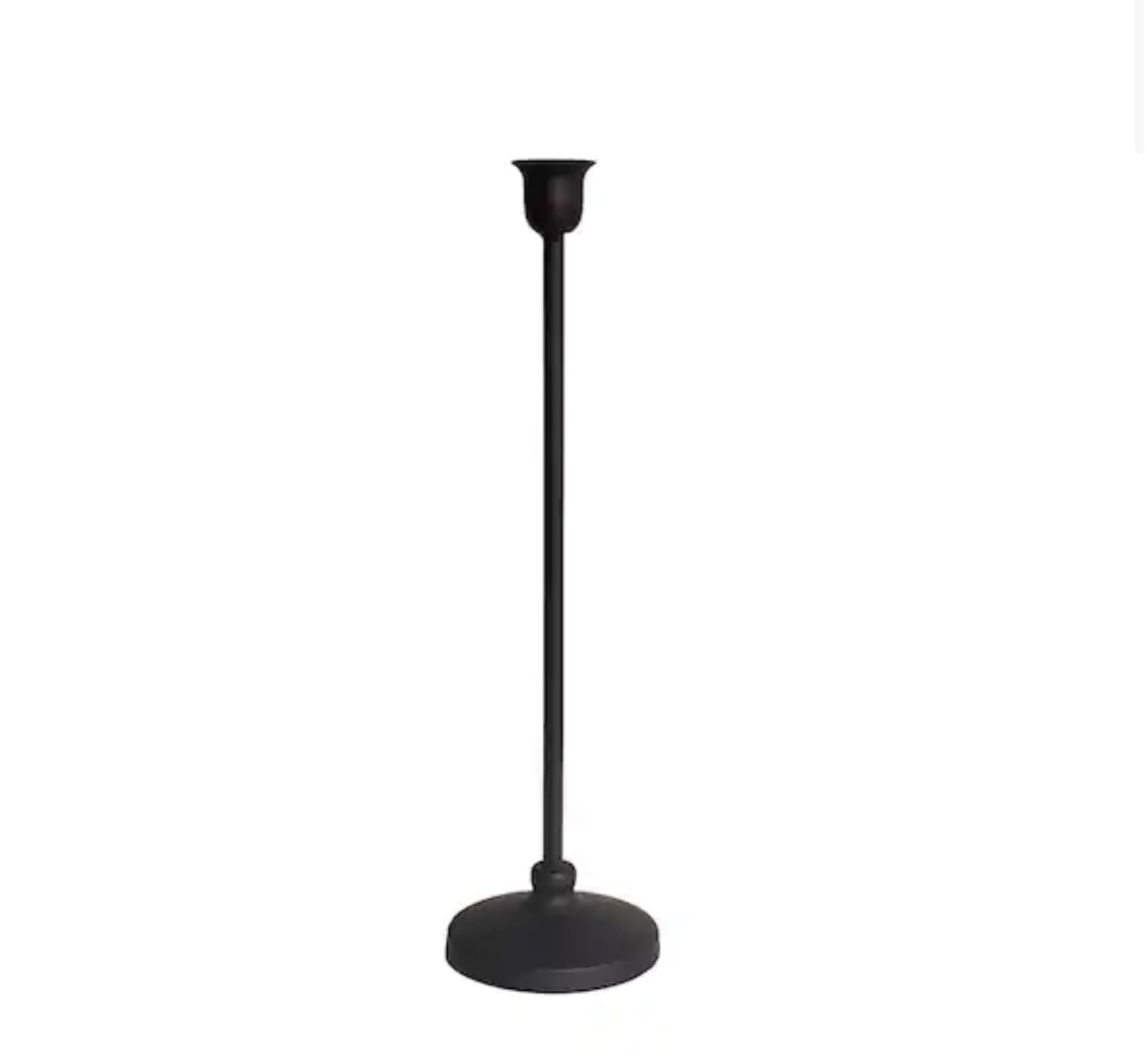 12.6 inch black metal candleholder 

#LTKHoliday #LTKhome #LTKSeasonal