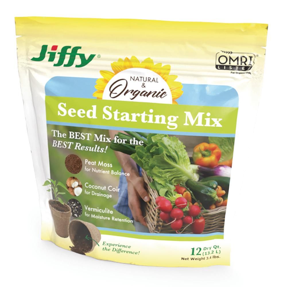 Jiffy 12 Qt. Organic Seed Starting Mix-G313-48H - The Home Depot | The Home Depot