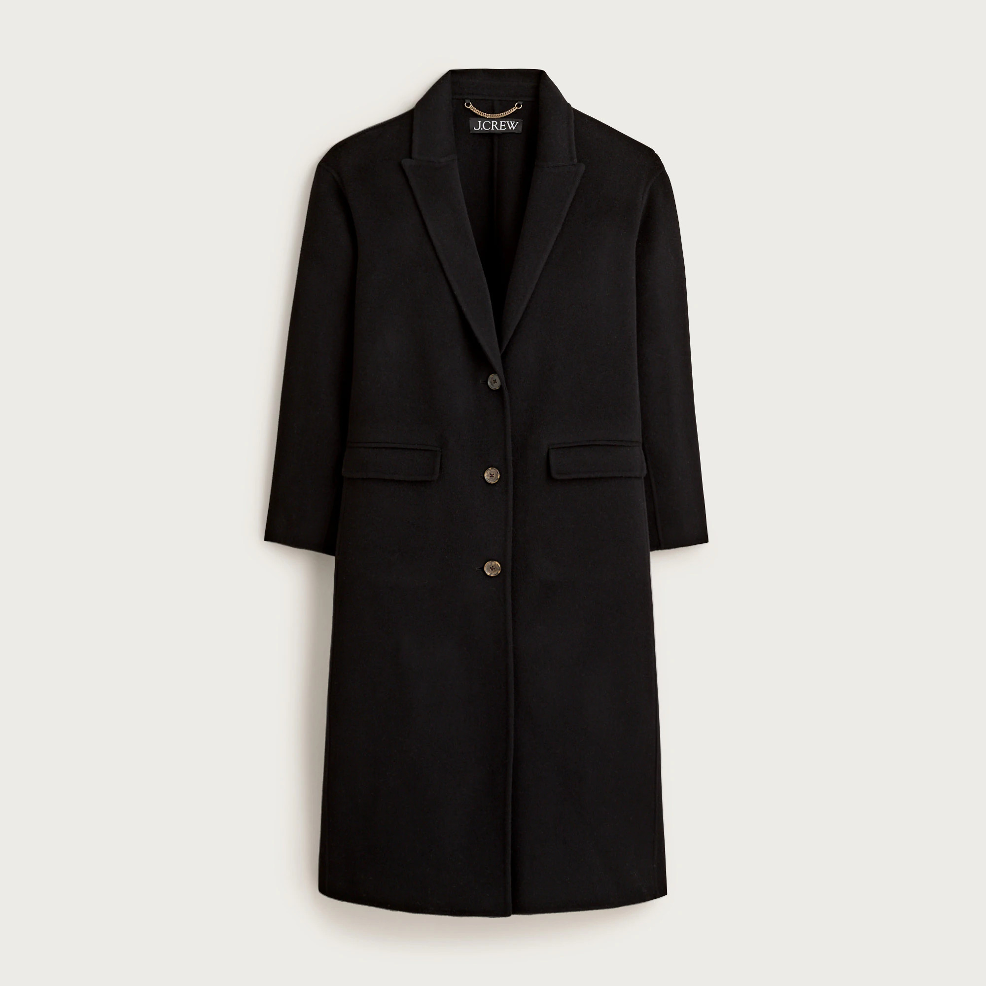 Drapey topcoat in Italian double face | J. Crew US