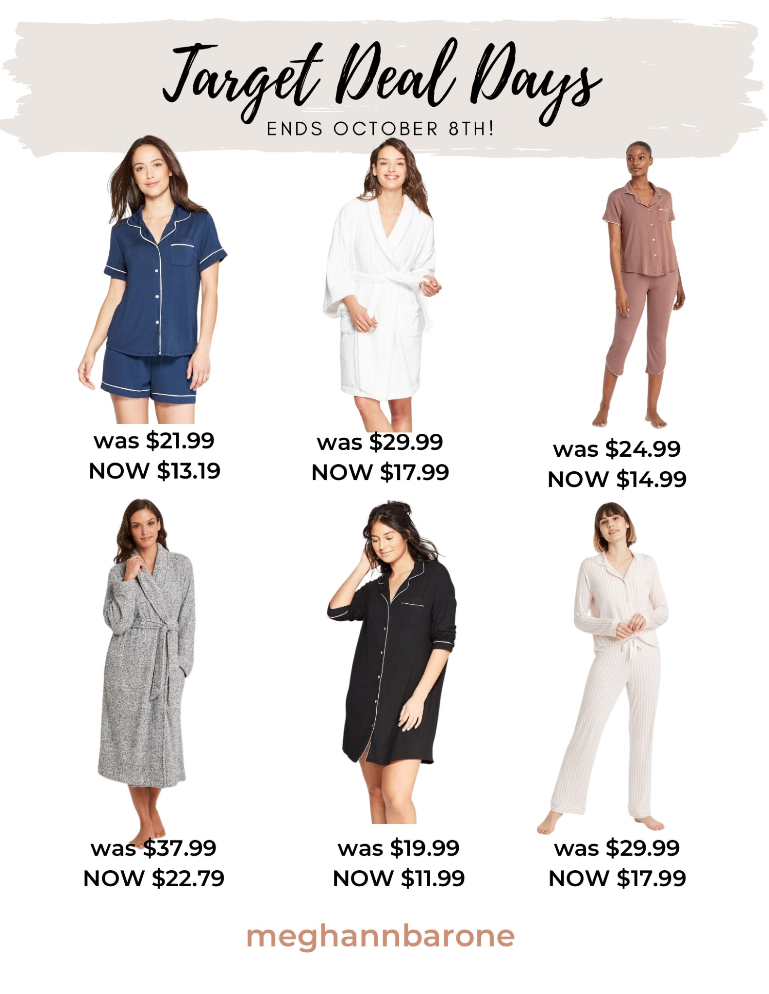 Target Deal Days ends tomorrow October 8. Grab these pajamas at 40% off while you can! Robe, cozy, pjs, pajamas.

#LTKfit #LTKsalealert #LTKunder50