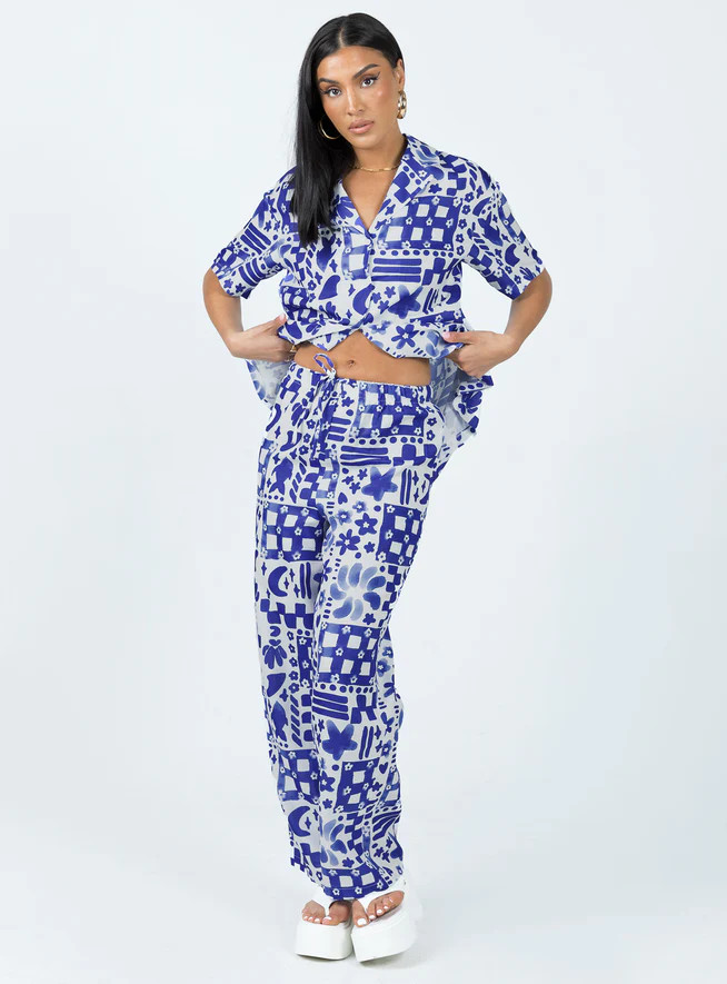 Maggie Set Blue | Princess Polly US