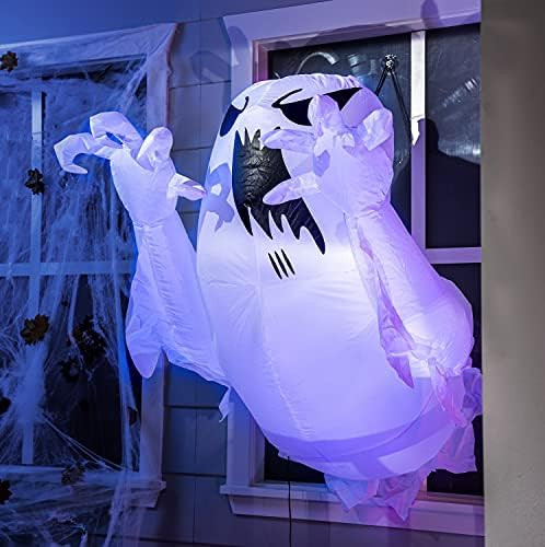 Joiedomi 3.5 FT Halloween Inflatable Scary Flying Ghost Broke Out from Window Inflatable with Build- | Amazon (US)
