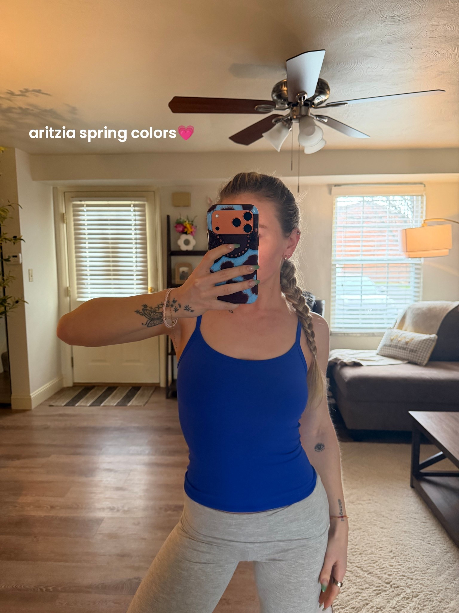new spring colors from aritzia | just got this blue tank + ordered the pink contour from the store since they didn’t have my size! this blue is a size xs & I got the pink in a small - my other tanks from them are also small!

#LTKActive #LTKfitnessgoals #LTKootd