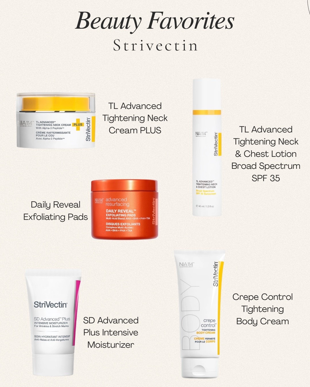 ✨ Prime Day beauty deal alert! If you’ve been curious about StriVectin, now is the perfect time to try it. Their anti-aging and skin-firming favorites are on major sale at Amazon, including the cult-favorite Neck Cream, Daily Reveal Exfoliating Pads, SD Advanced Moisturizer, and Crepe Control Body Cream.

These are the products I reach for when my skin needs a little extra smoothing, firming, and hydration. Grab them while the discounts last! 💛

#LTKBeauty #AmazonPrimeDay #StriVectin #AntiAgingSkincare #BeautyDeals #LTKSaleAlert