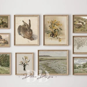 VINTAGE SPRING WALL ART | Etsy (US)