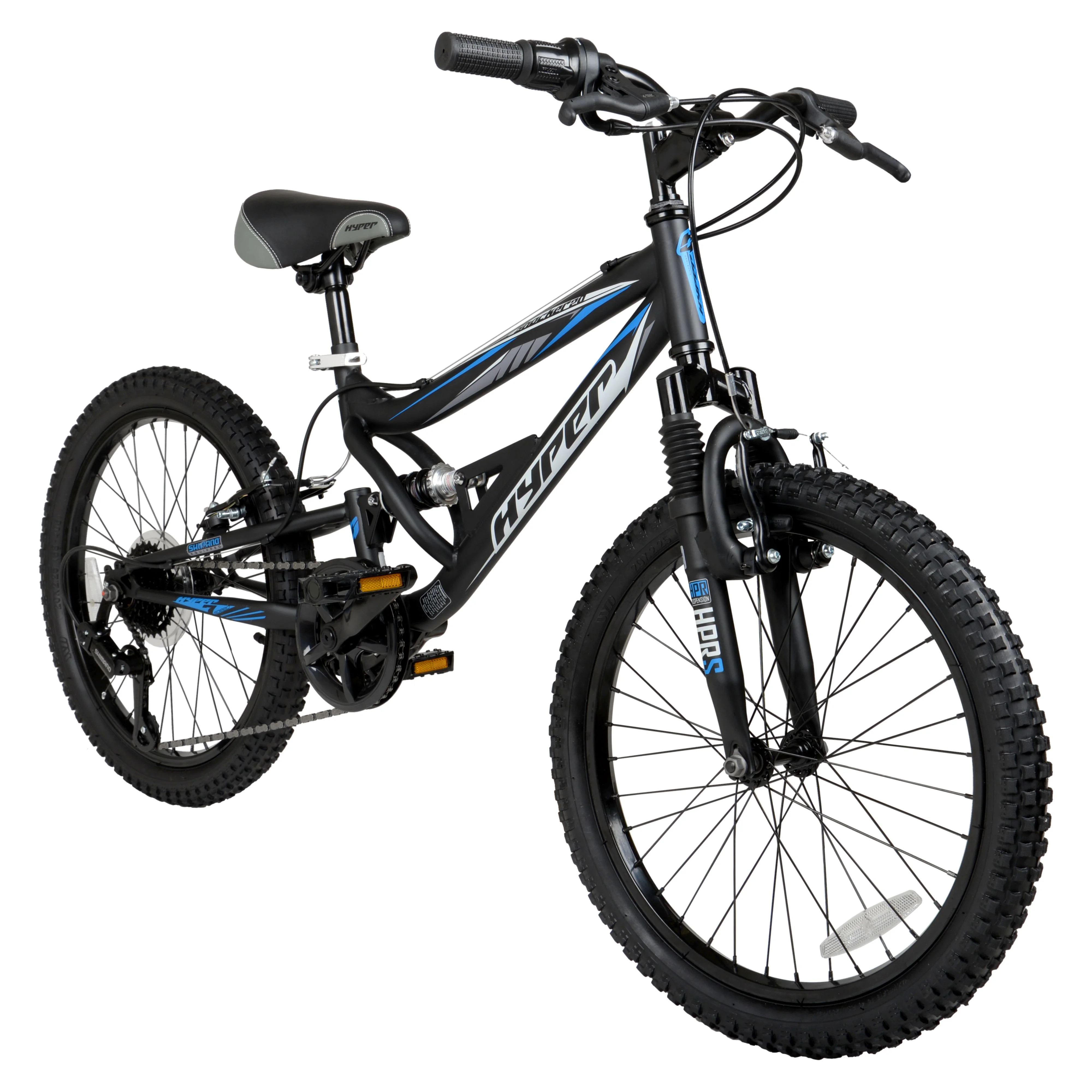 Hyper Bicycles 20" Boys Shocker Mountain Bike, Kids, Black | Walmart (US)