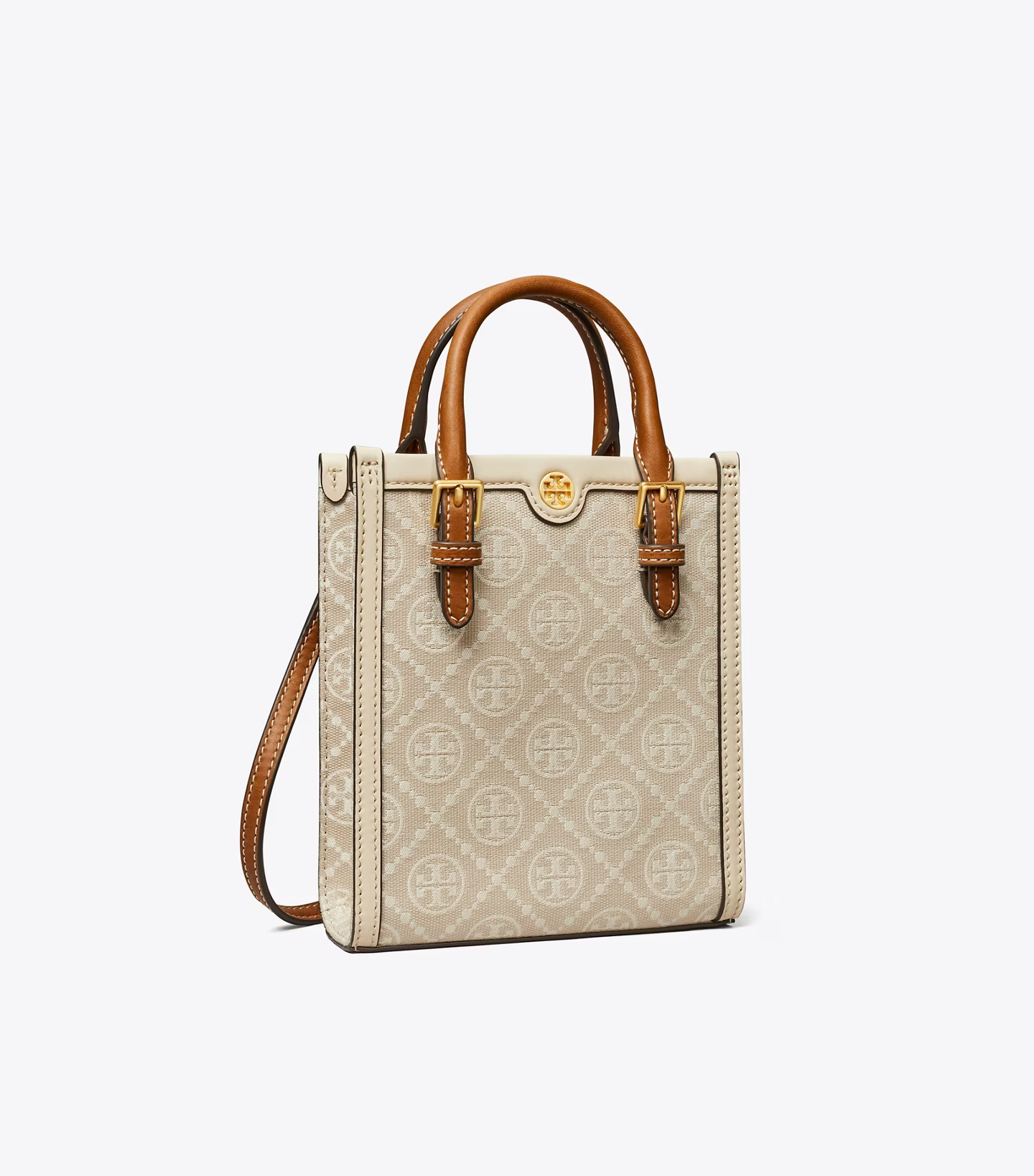 Mini T Monogram Tote: Women's Designer Crossbody Bags | Tory Burch | Tory Burch (US)