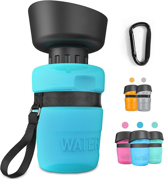 PETDOTT Pet Water Bottle for Dogs, Dog Water Bottle Foldable, Dog Travel Water Bottle, Dog Water Dis | Amazon (US)