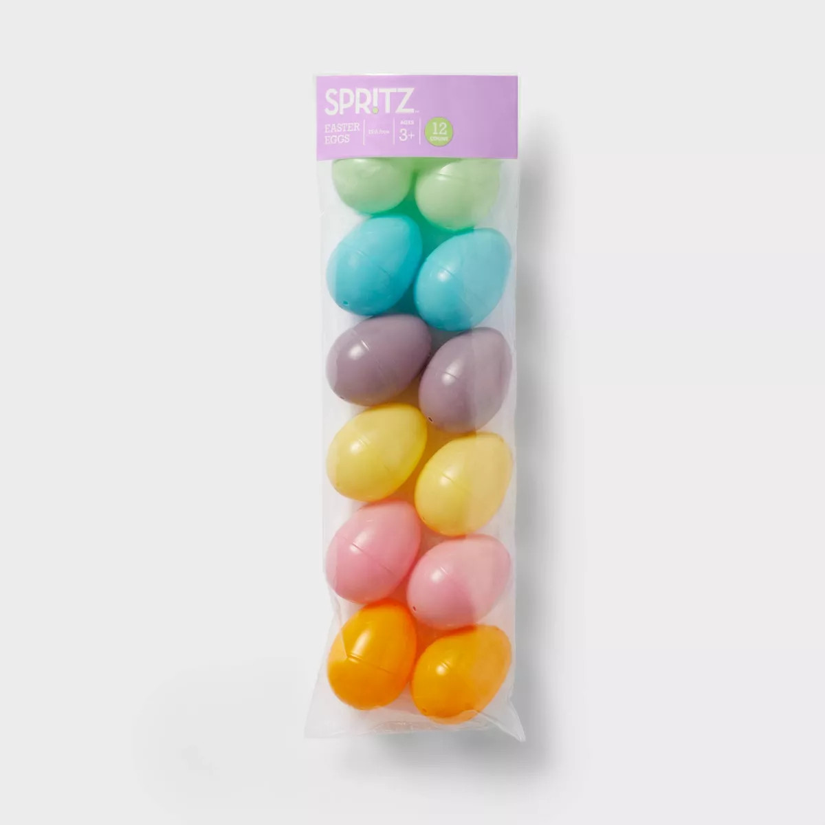 12ct Fillable Easter Plastic Eggs Pastel - Spritz™ | Target