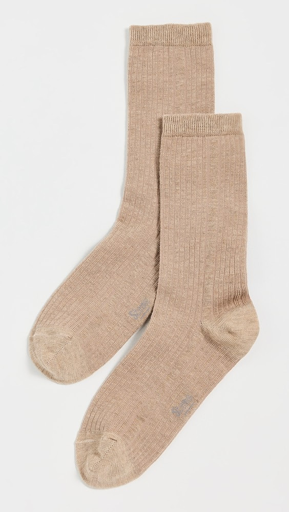Cotton Cashmere Crew Socks | Shopbop