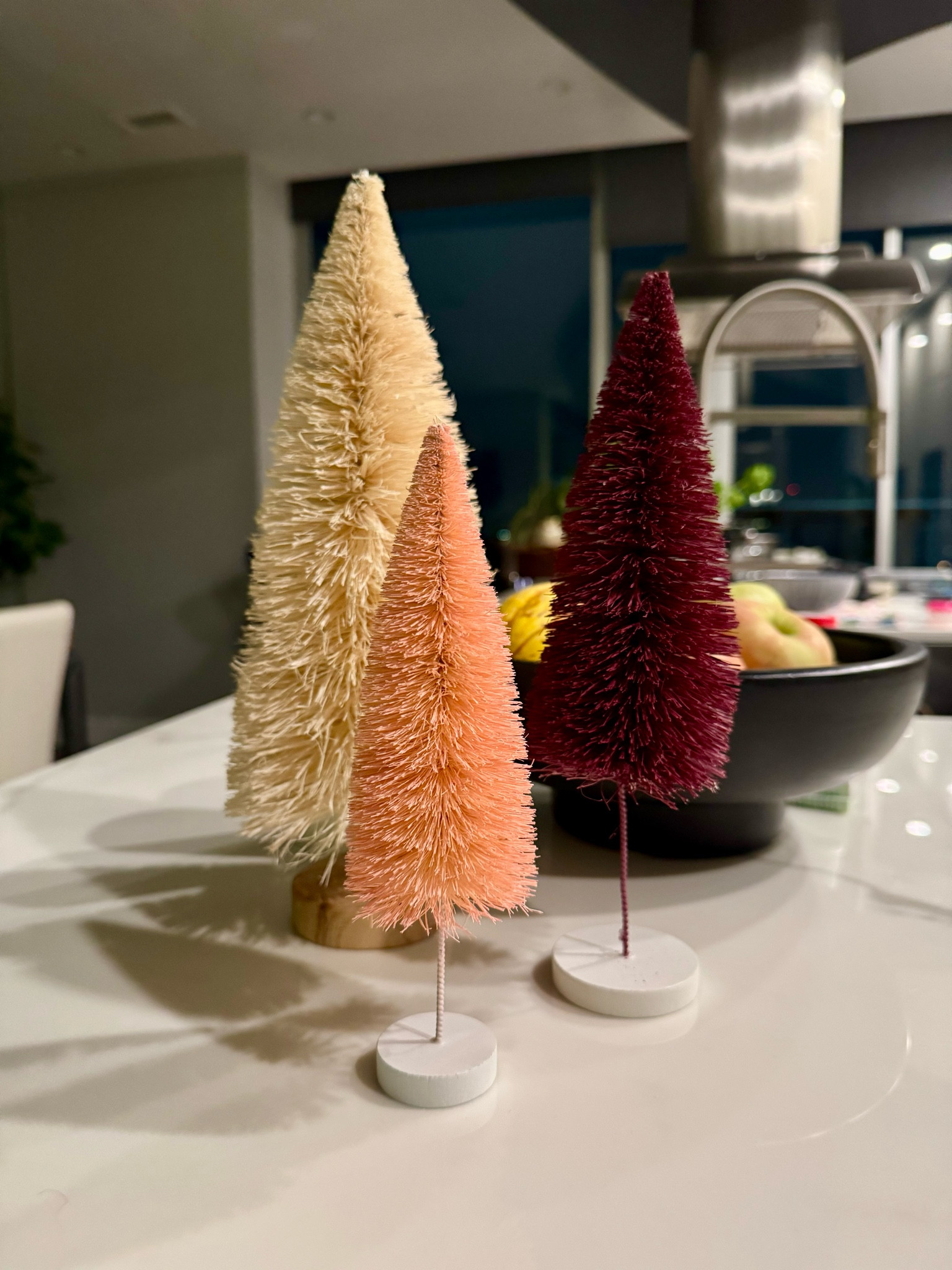 Easy holiday decor idea - brush bottle trees 

#LTKHoliday