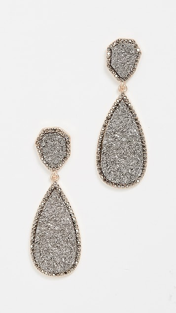 Moonlight Druzy Drop Earrings | Shopbop
